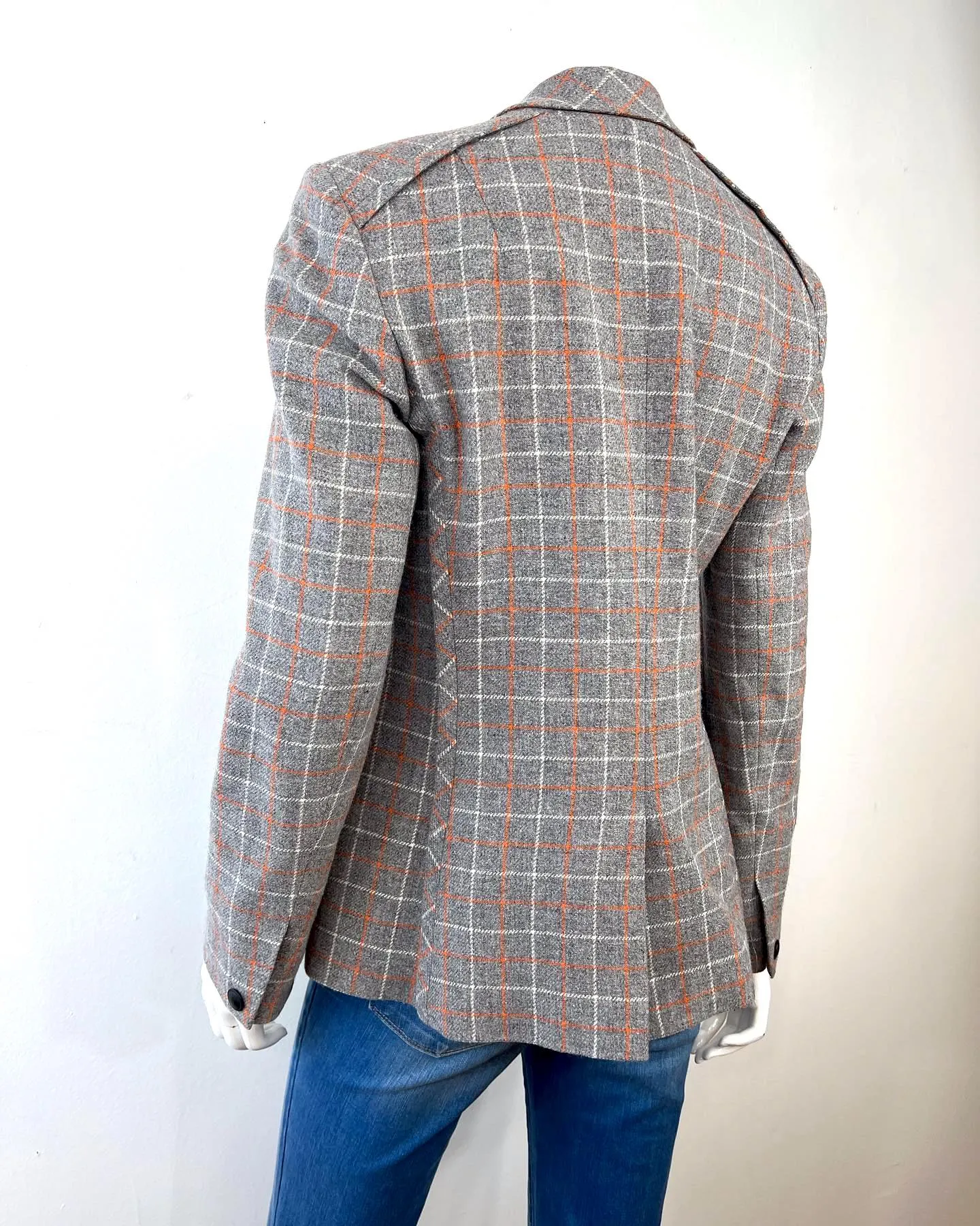 RAG & BONE RYLIE WOOL CHECK BLAZER