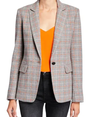 RAG & BONE RYLIE WOOL CHECK BLAZER