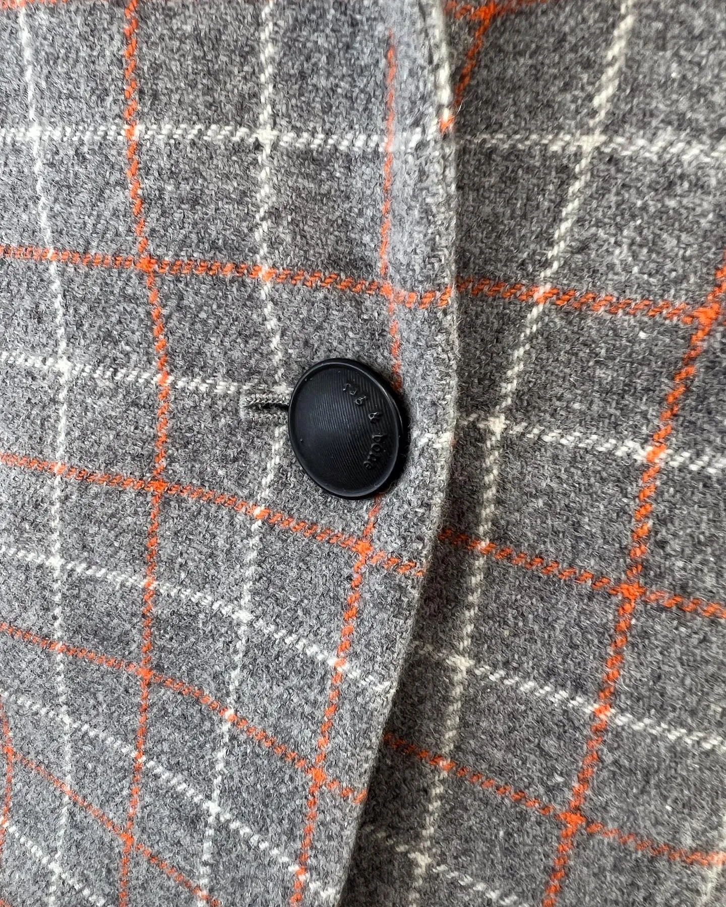 RAG & BONE RYLIE WOOL CHECK BLAZER