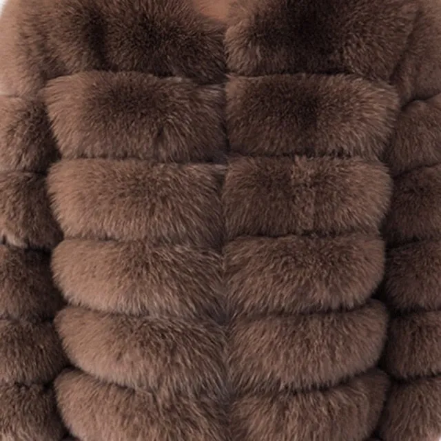 Real Fox Fur Jacket Natural Fur Coats Vest Real 2018 new style Long Coat Winter Warm Coat Natural fur coat Real Fox Fur Vest
