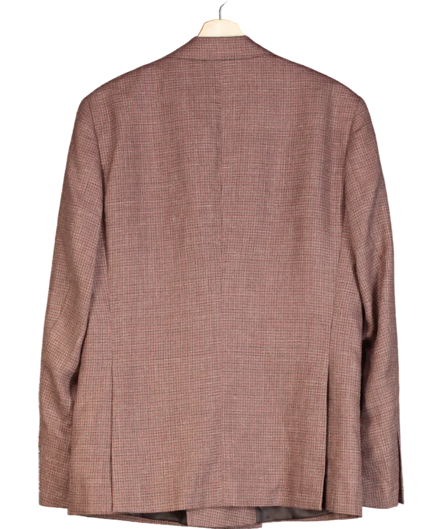 REISS Red Recline Double-breasted Regular Fit Blazer UK 38" CHEST