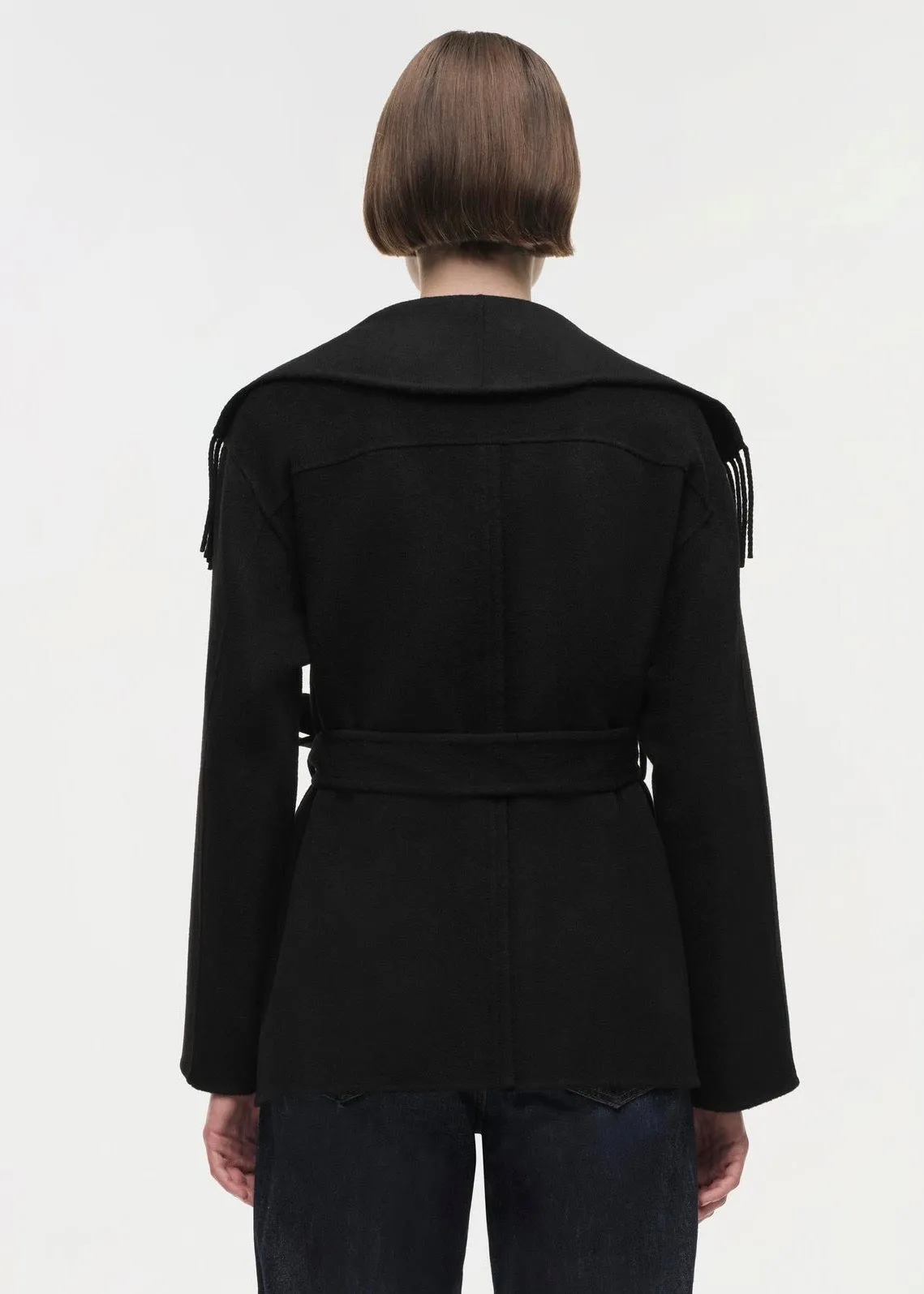 Rowen Fringe Jacket (Black)