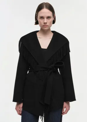 Rowen Fringe Jacket (Black)