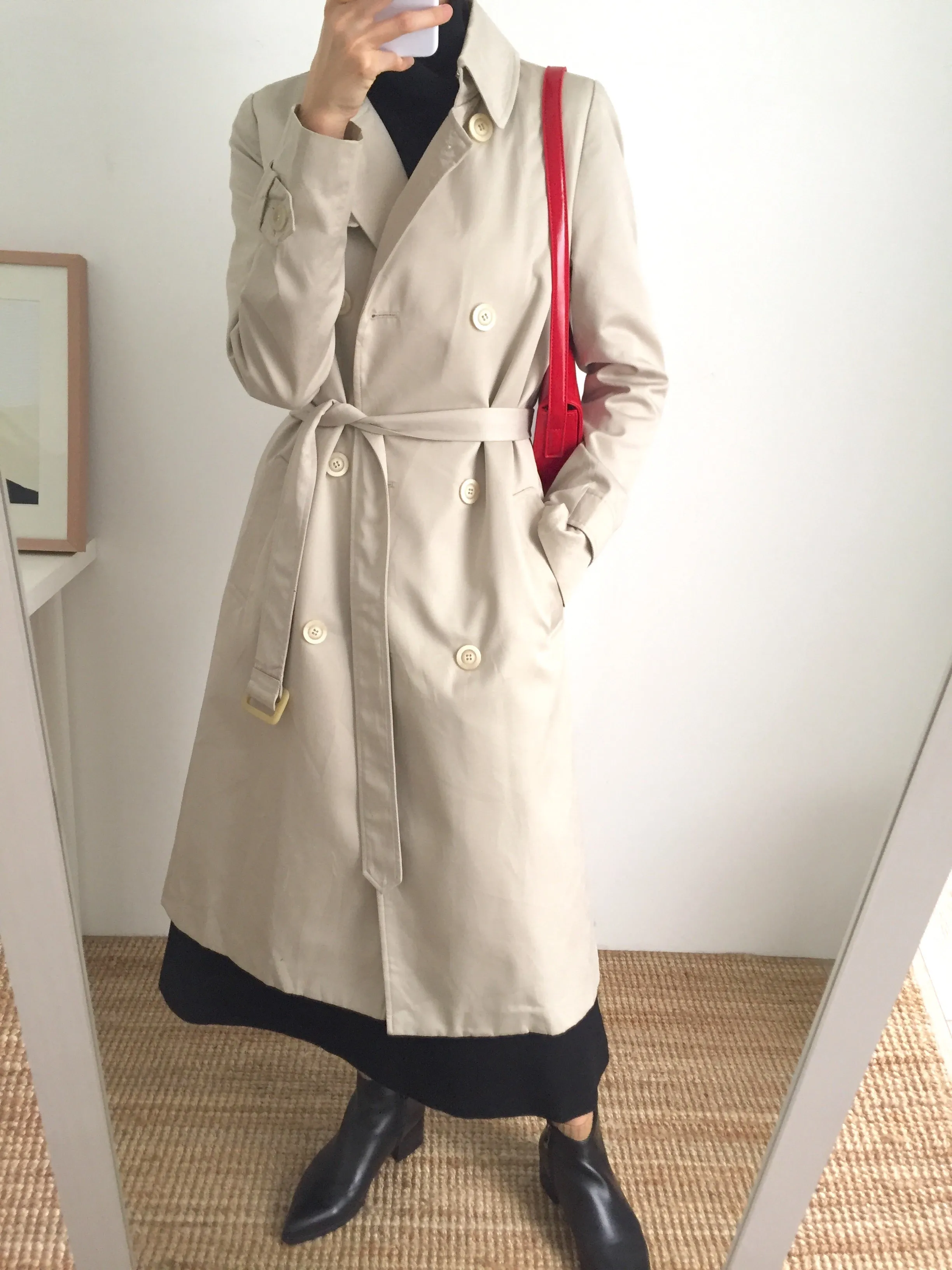 Saatchi Trench Coat  {Korean vintage}