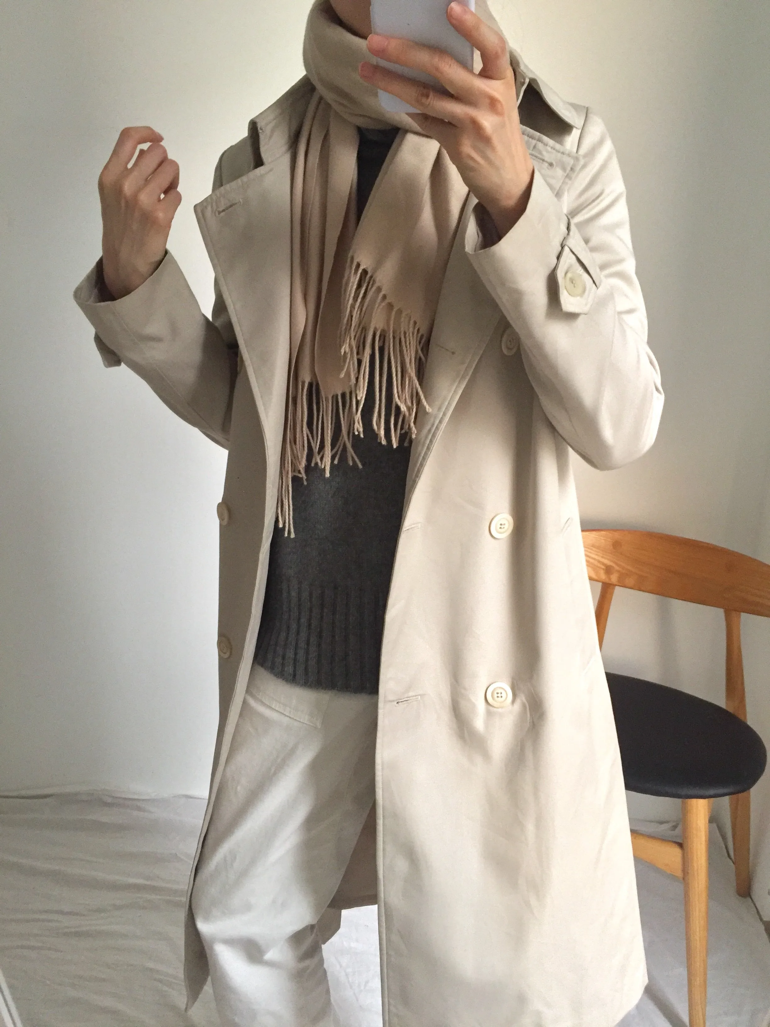 Saatchi Trench Coat  {Korean vintage}