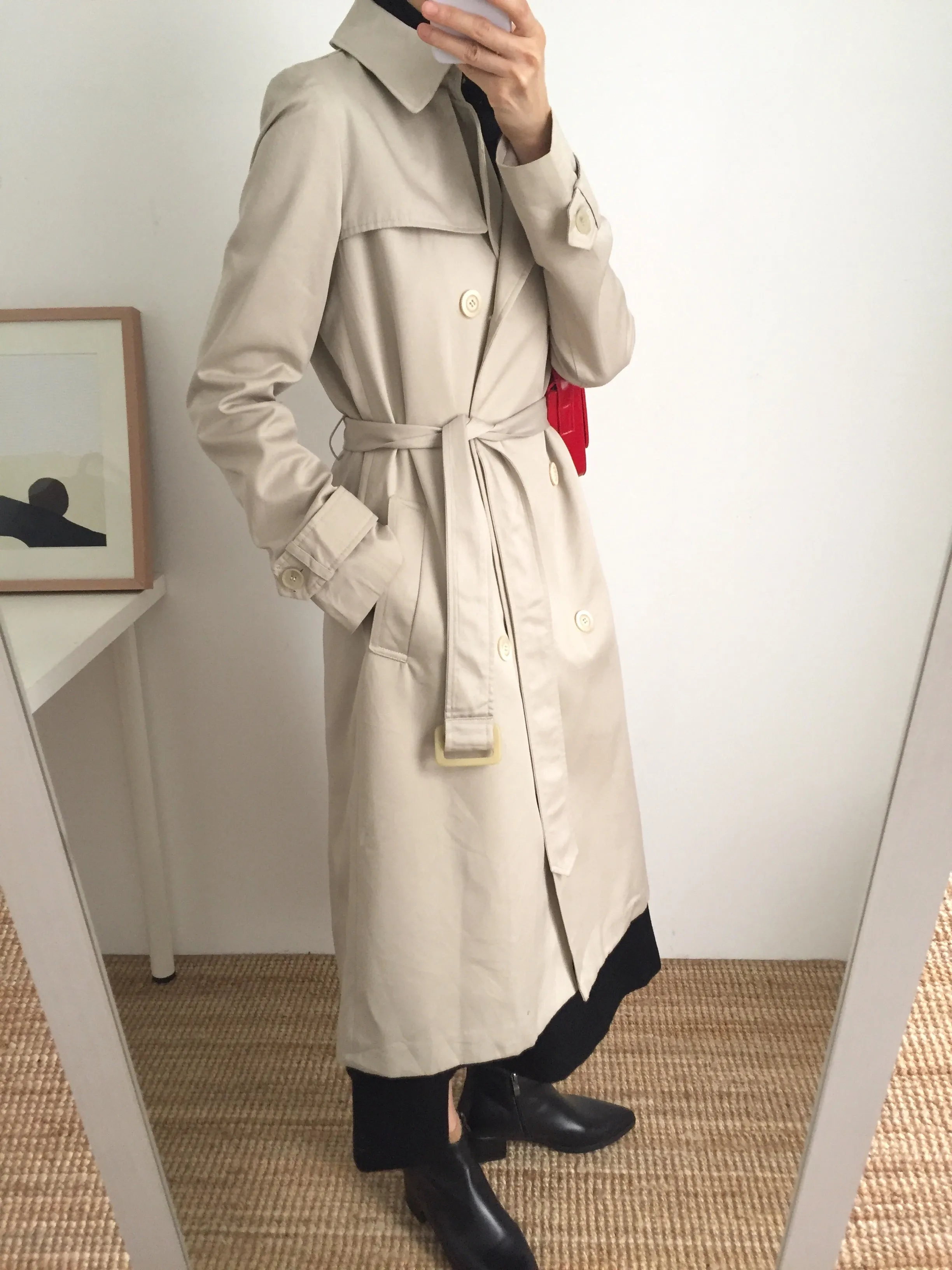 Saatchi Trench Coat  {Korean vintage}