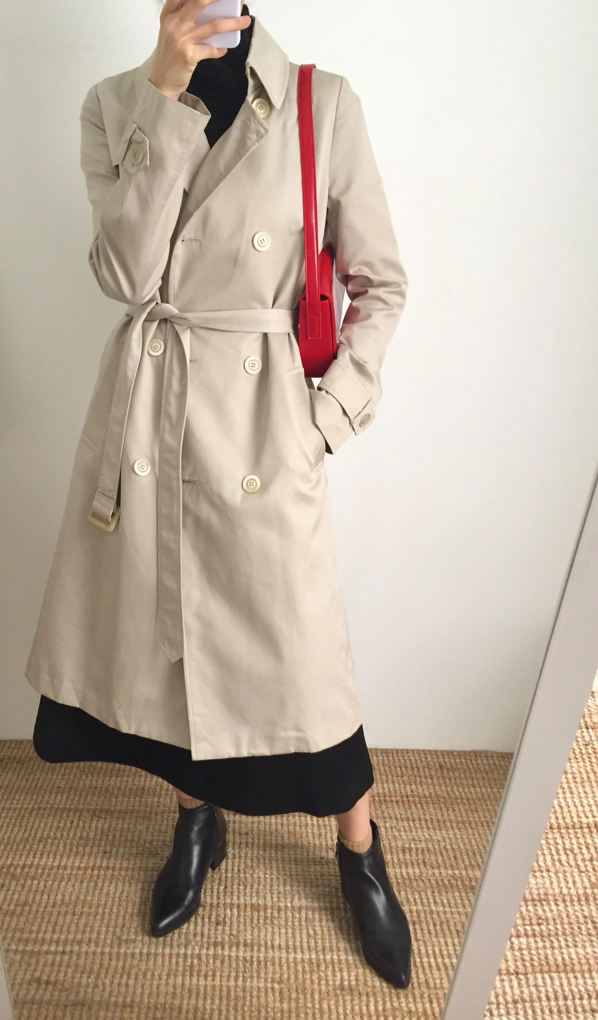 Saatchi Trench Coat  {Korean vintage}