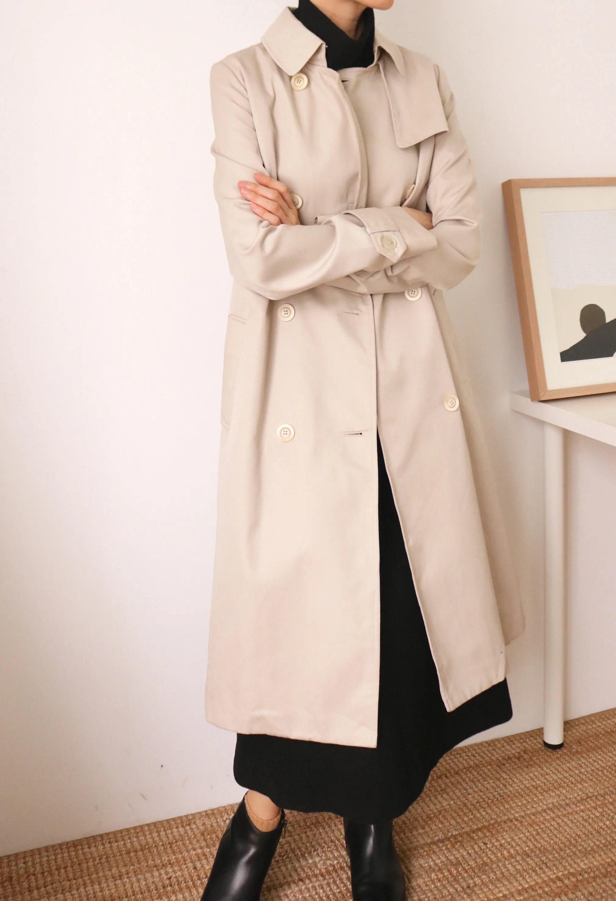 Saatchi Trench Coat  {Korean vintage}