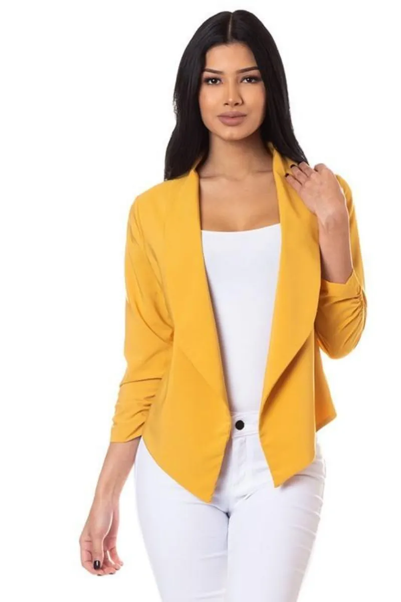 Savette Open Front Blazer