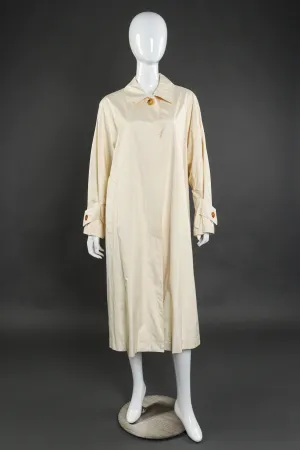 Silk Trench Coat