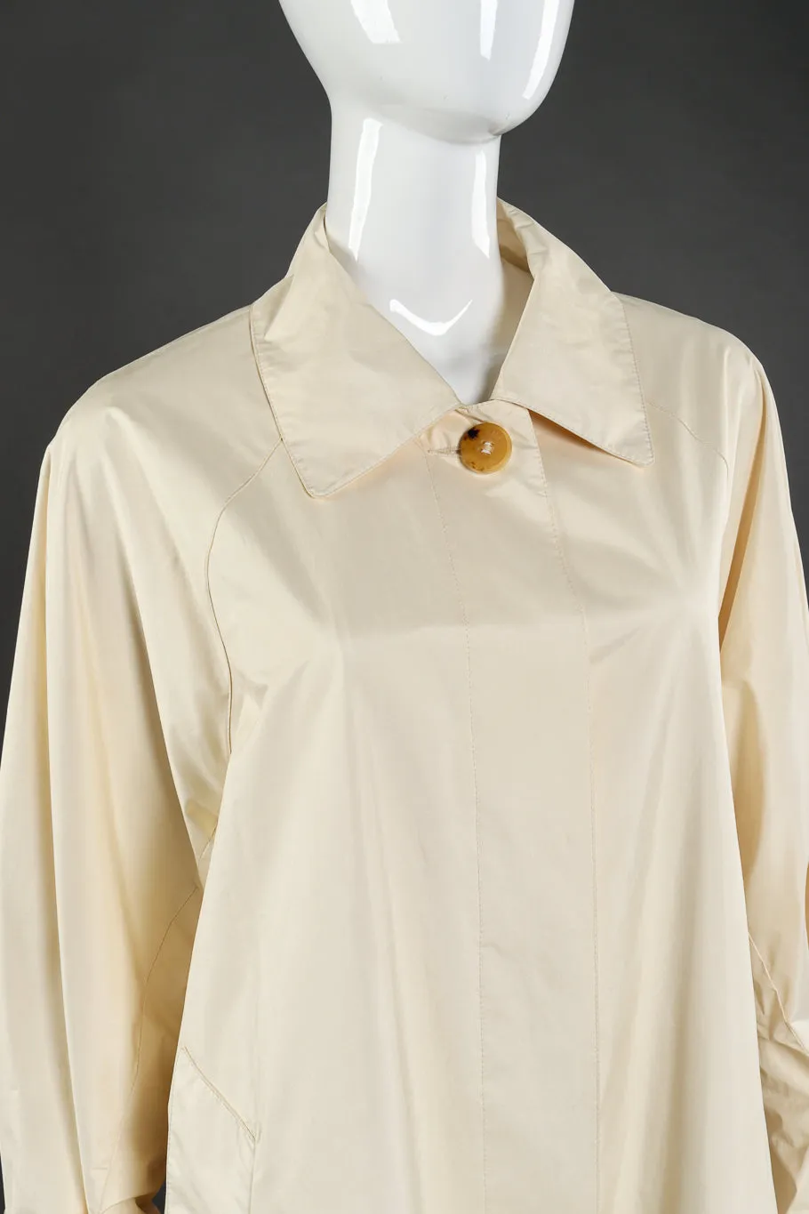 Silk Trench Coat