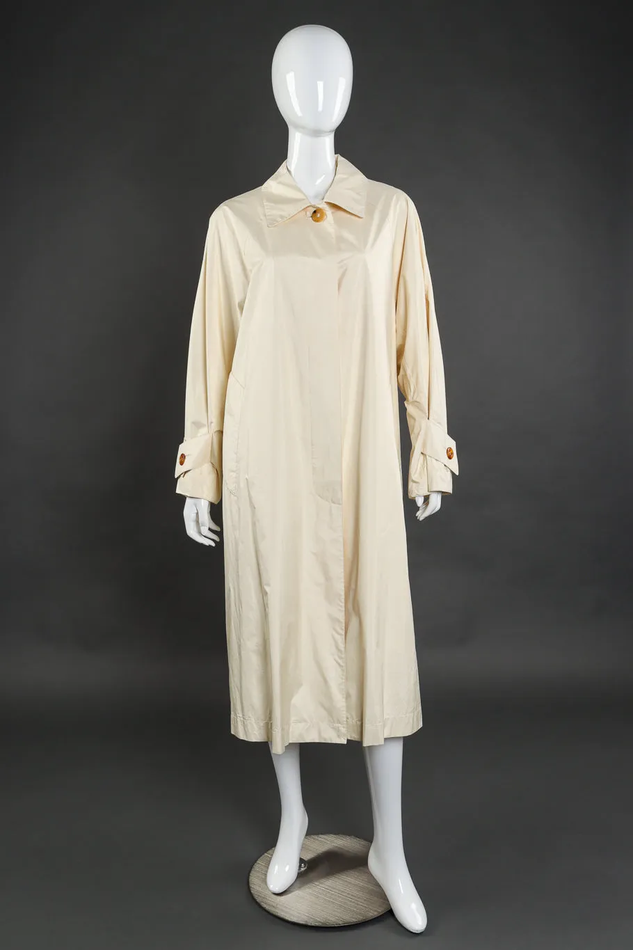 Silk Trench Coat