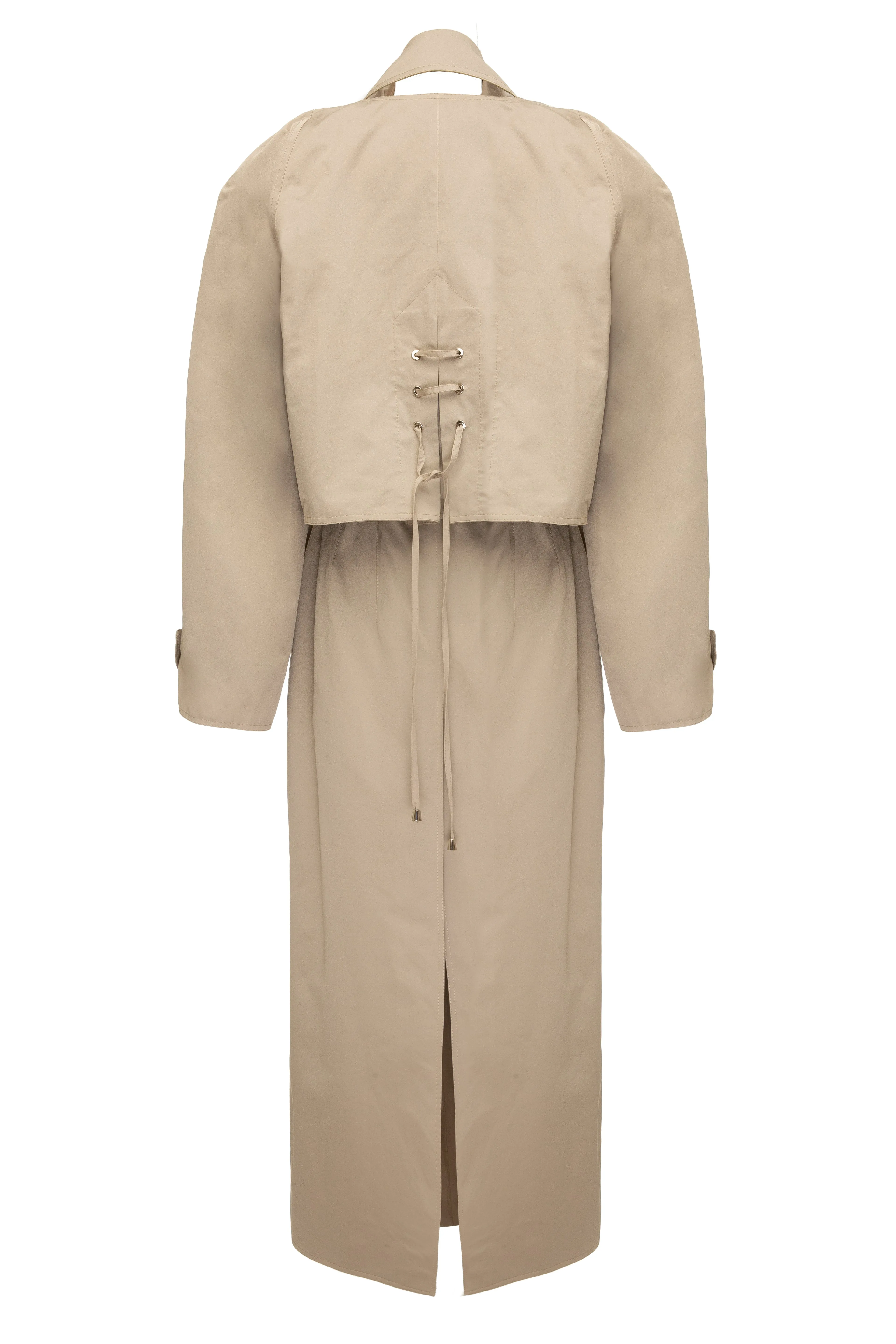 SITUATIONIST Beige Trench Coat