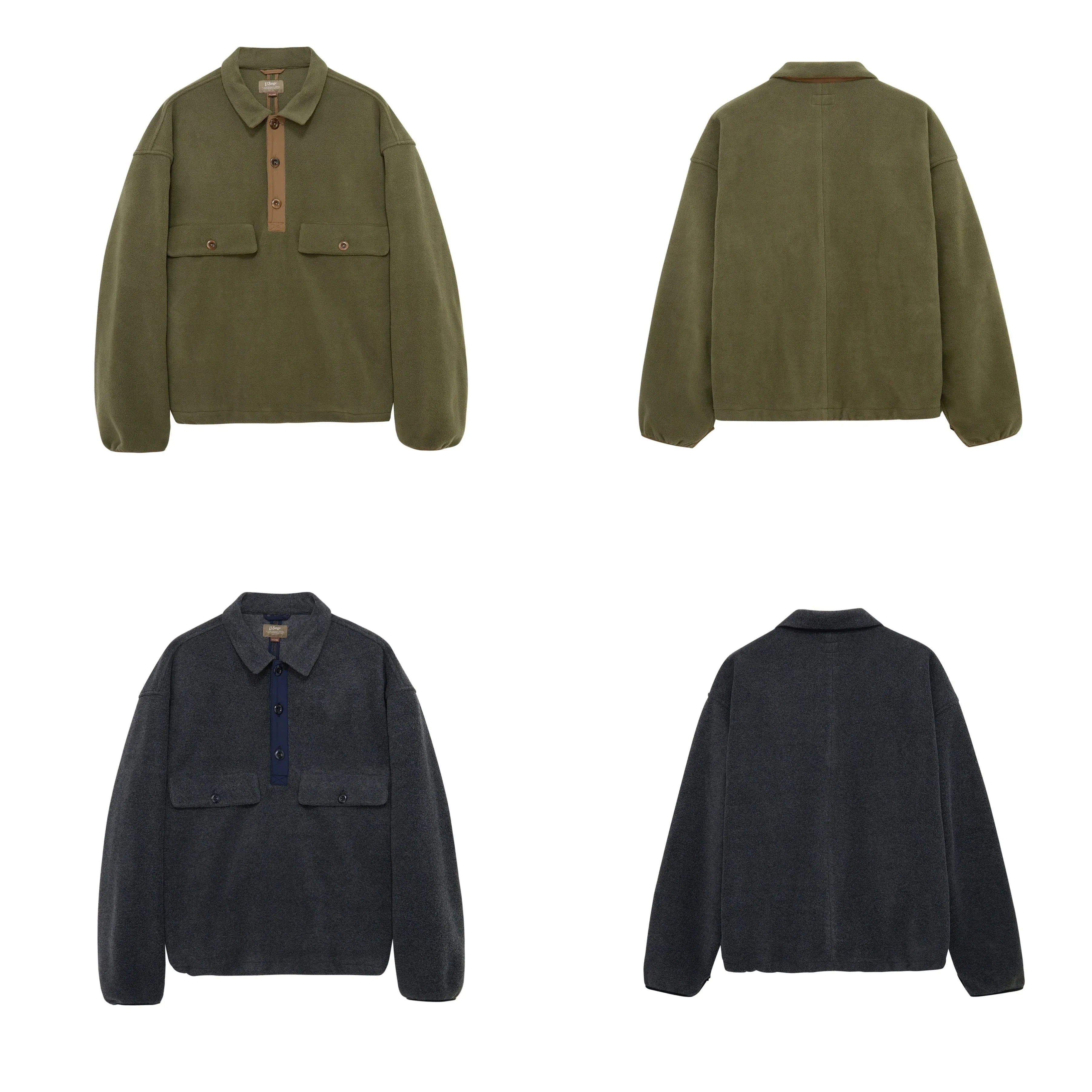 Snap Fleece Pullover