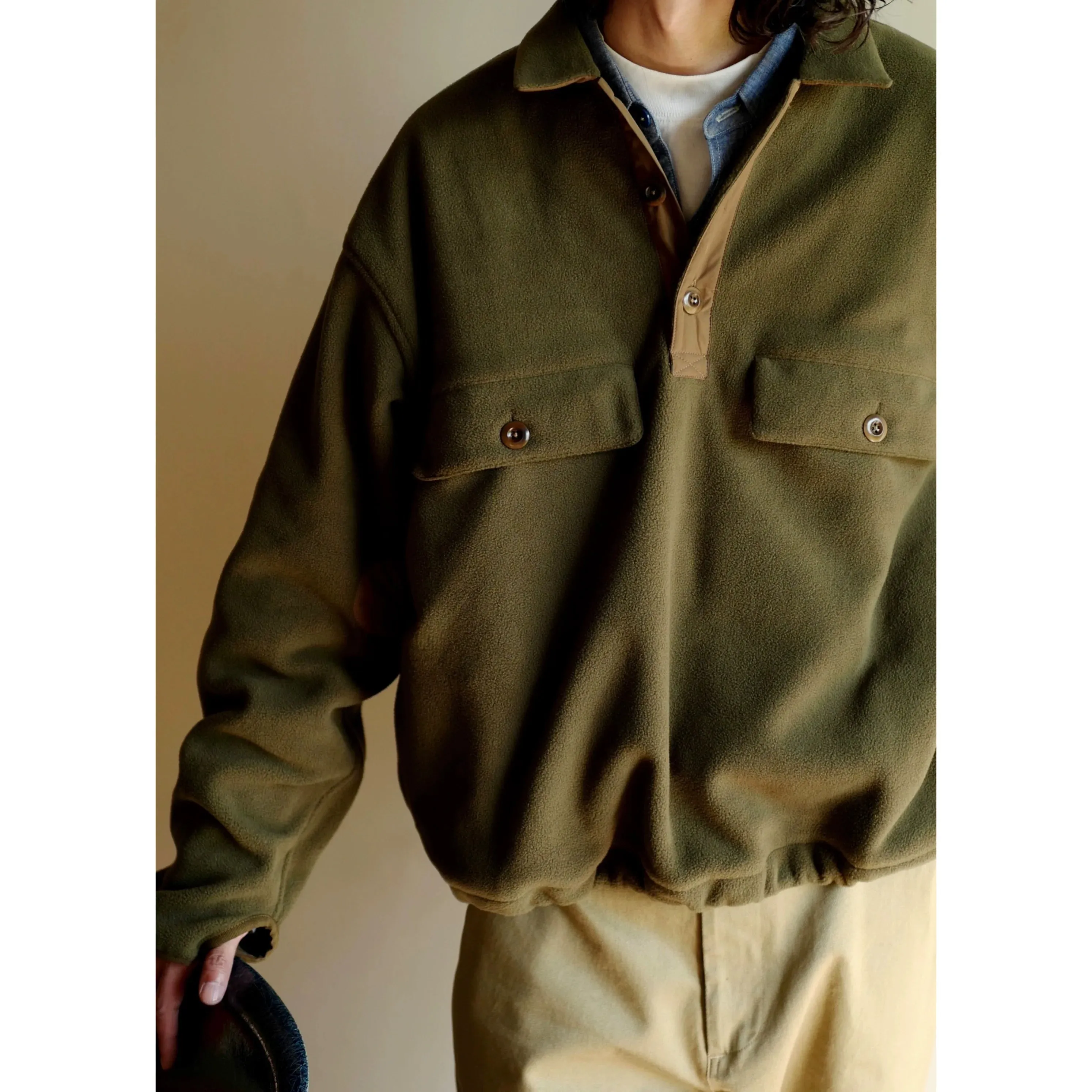Snap Fleece Pullover