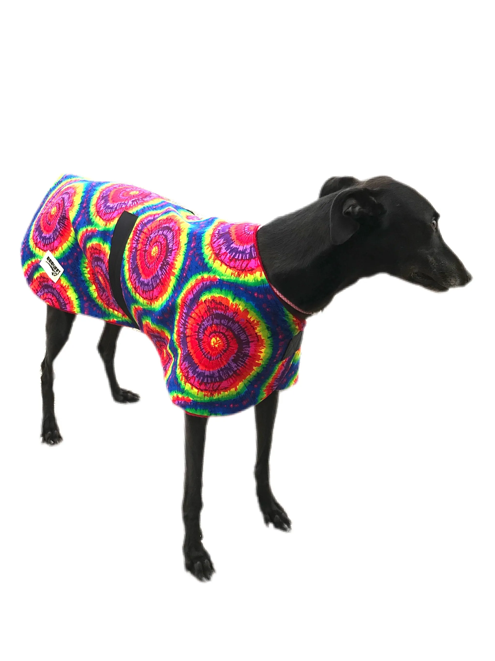 Spring range classic style Greyhound ‘retro’ coat in cotton & thinner fleece washable