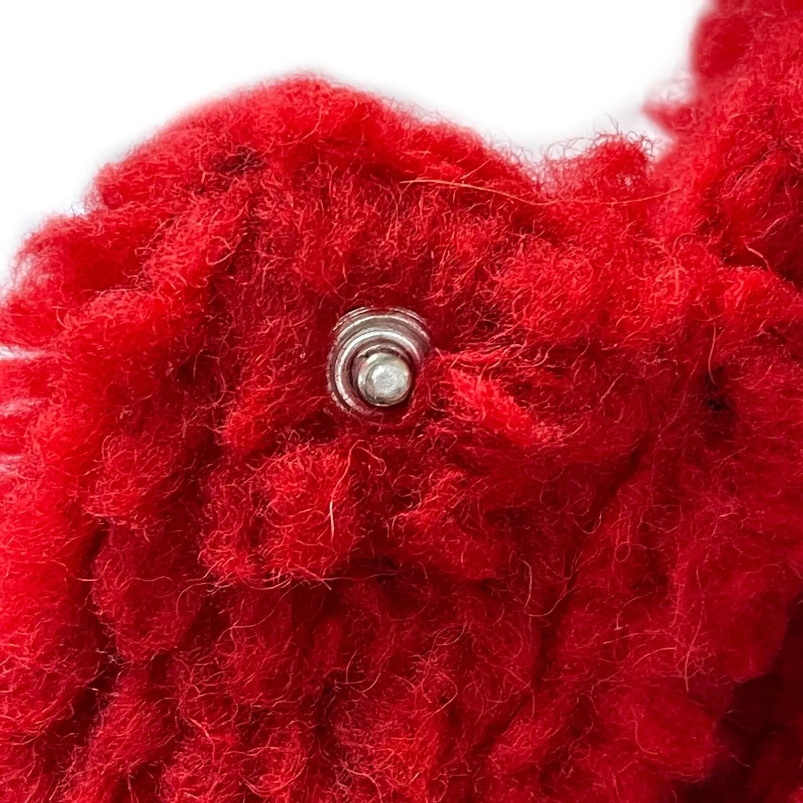 Stella McCartney New with Tags 2022/23 FW Runway Teddy Red Fringe Coat 34 US 0