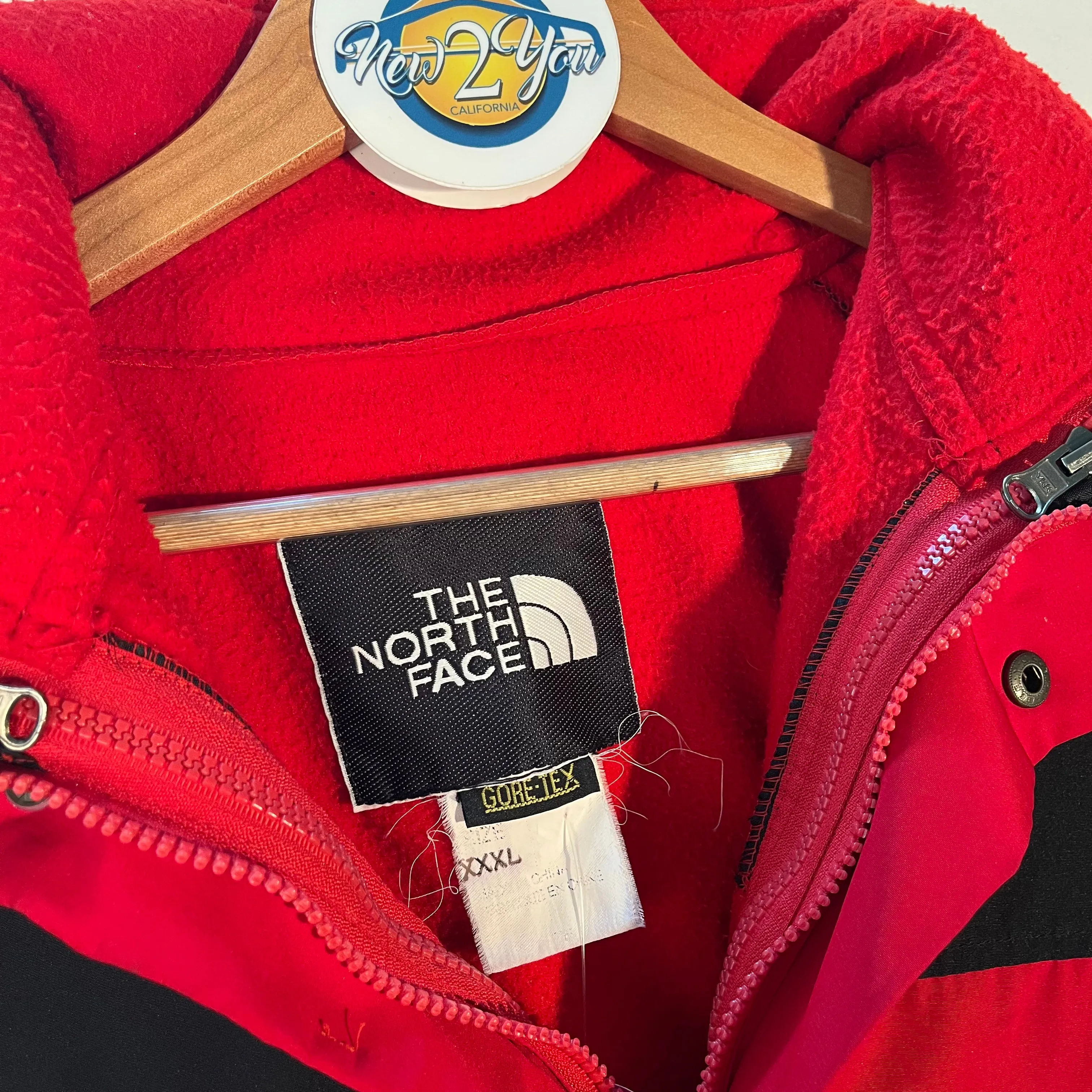 The North Face Vintage Red Utility Snow Jacket