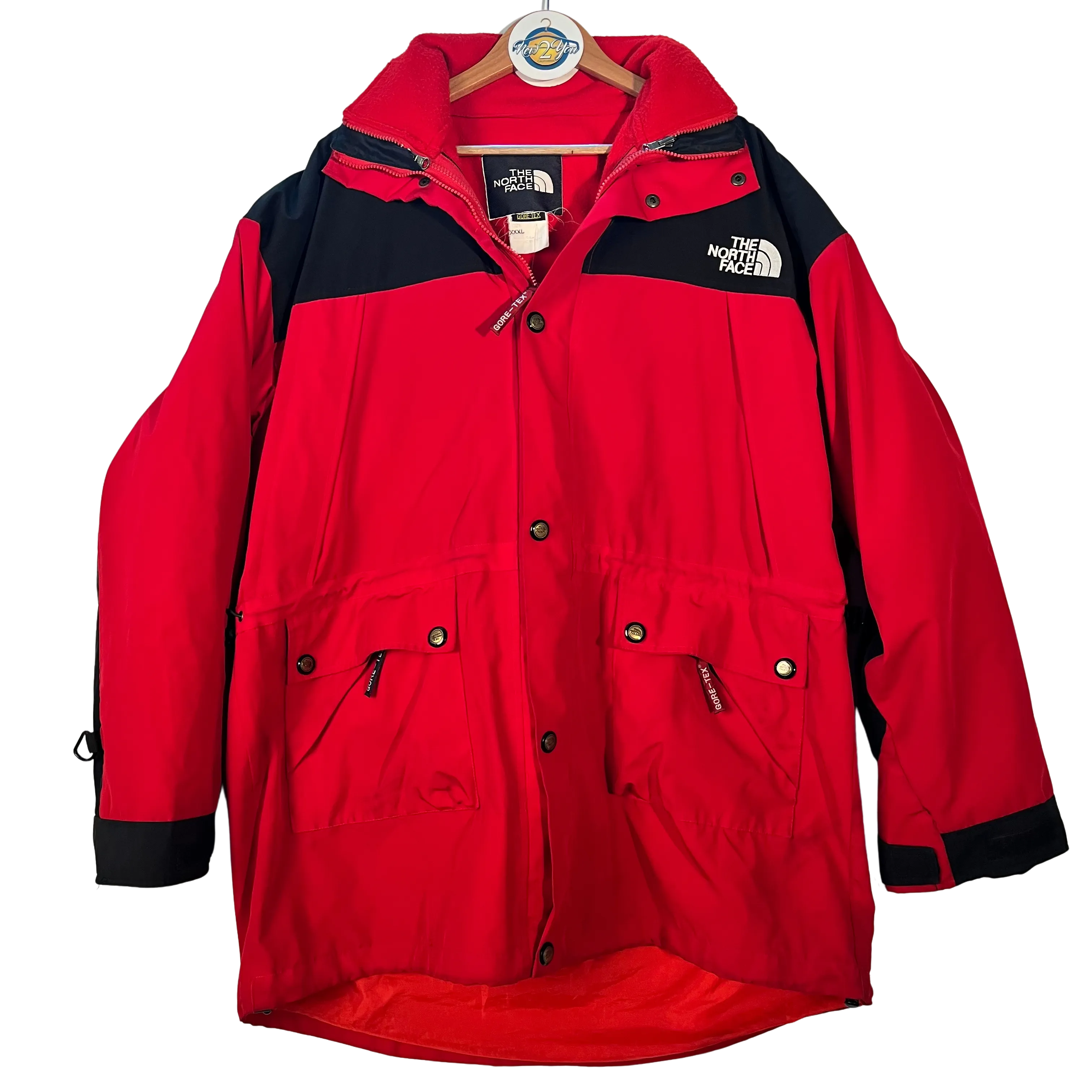 The North Face Vintage Red Utility Snow Jacket