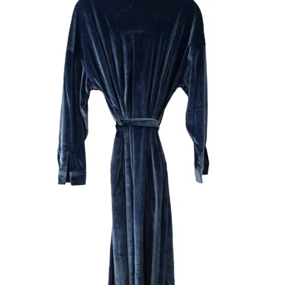 Toby Heart Ginger Velvet Love Indie Trench Coat Sz S Blue Bohemian  BRAND NEW