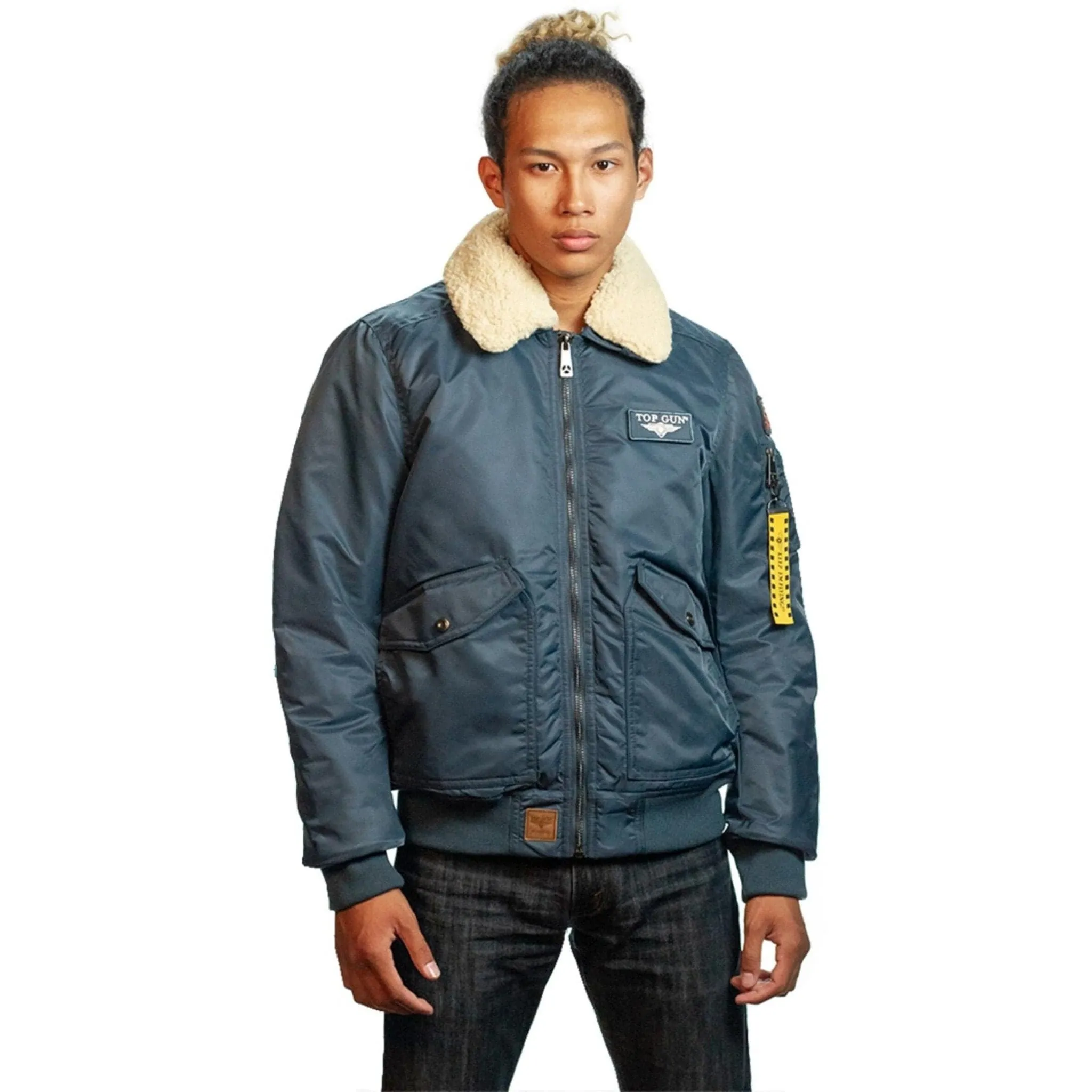 Top Gun® Official CWU-45P Nylon Jacket with Fur