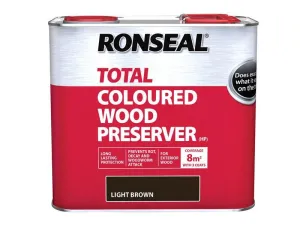 Trade Total Wood Preserver Light Brown 2.5 litre