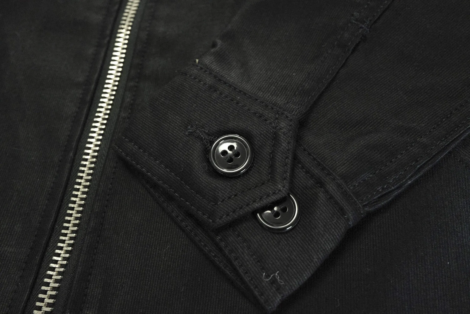 Unique Garment Heavyweight Jungle Cloth 'Utility' Jacket (Black)