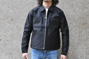 Unique Garment Heavyweight Jungle Cloth 'Utility' Jacket (Black)