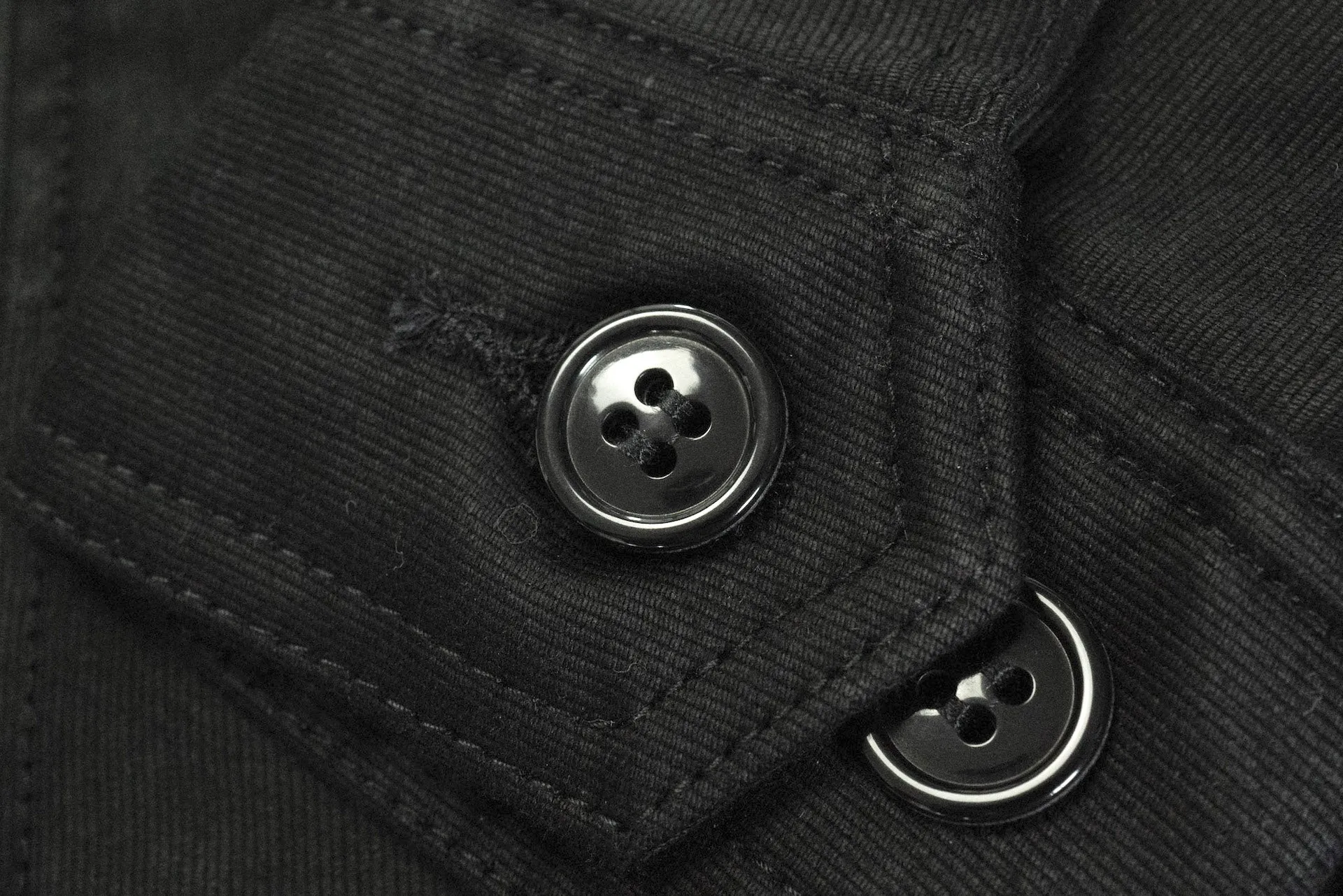 Unique Garment Heavyweight Jungle Cloth 'Utility' Jacket (Black)