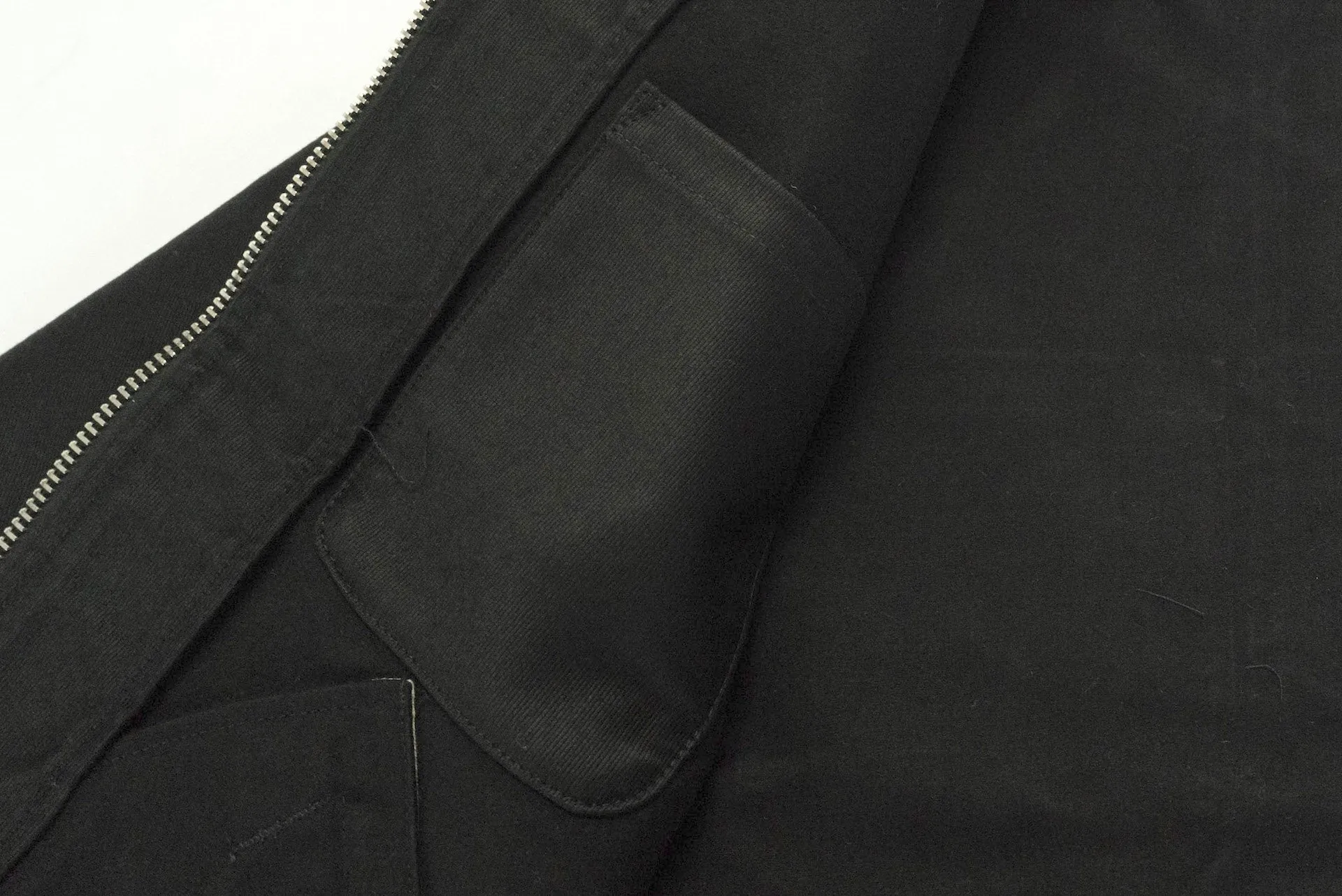 Unique Garment Heavyweight Jungle Cloth 'Utility' Jacket (Black)