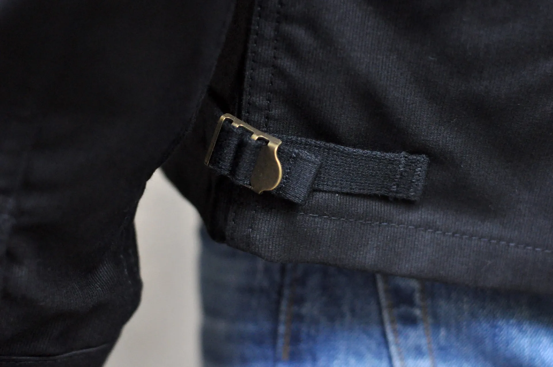 Unique Garment Heavyweight Jungle Cloth 'Utility' Jacket (Black)