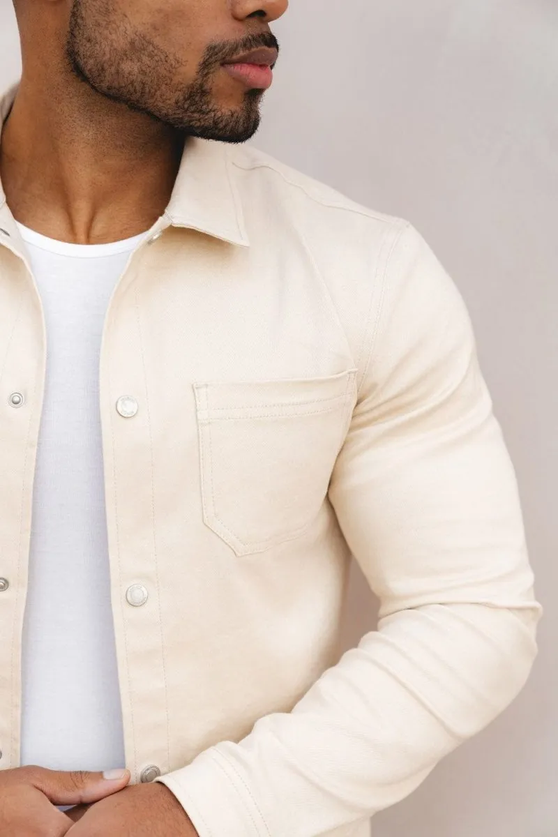 Utility Jacket in Ecru