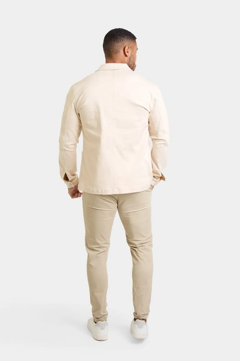 Utility Jacket in Ecru