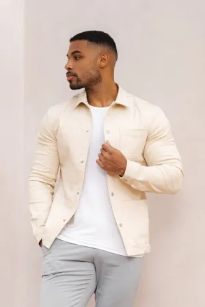 Utility Jacket in Ecru