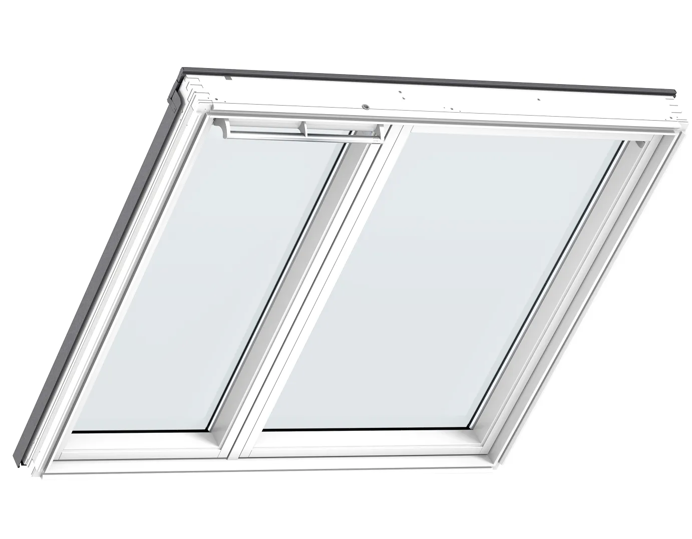 VELUX GPLS FPK08 2070 2-in-1 Double Glazed Top-Hung Window (155 x 140cm)