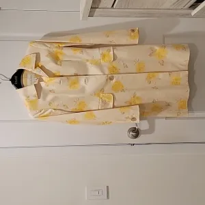 Vintage Banana Republic floral trench jacket