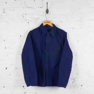 Vintage Chore Utility Jacket - Blue - L