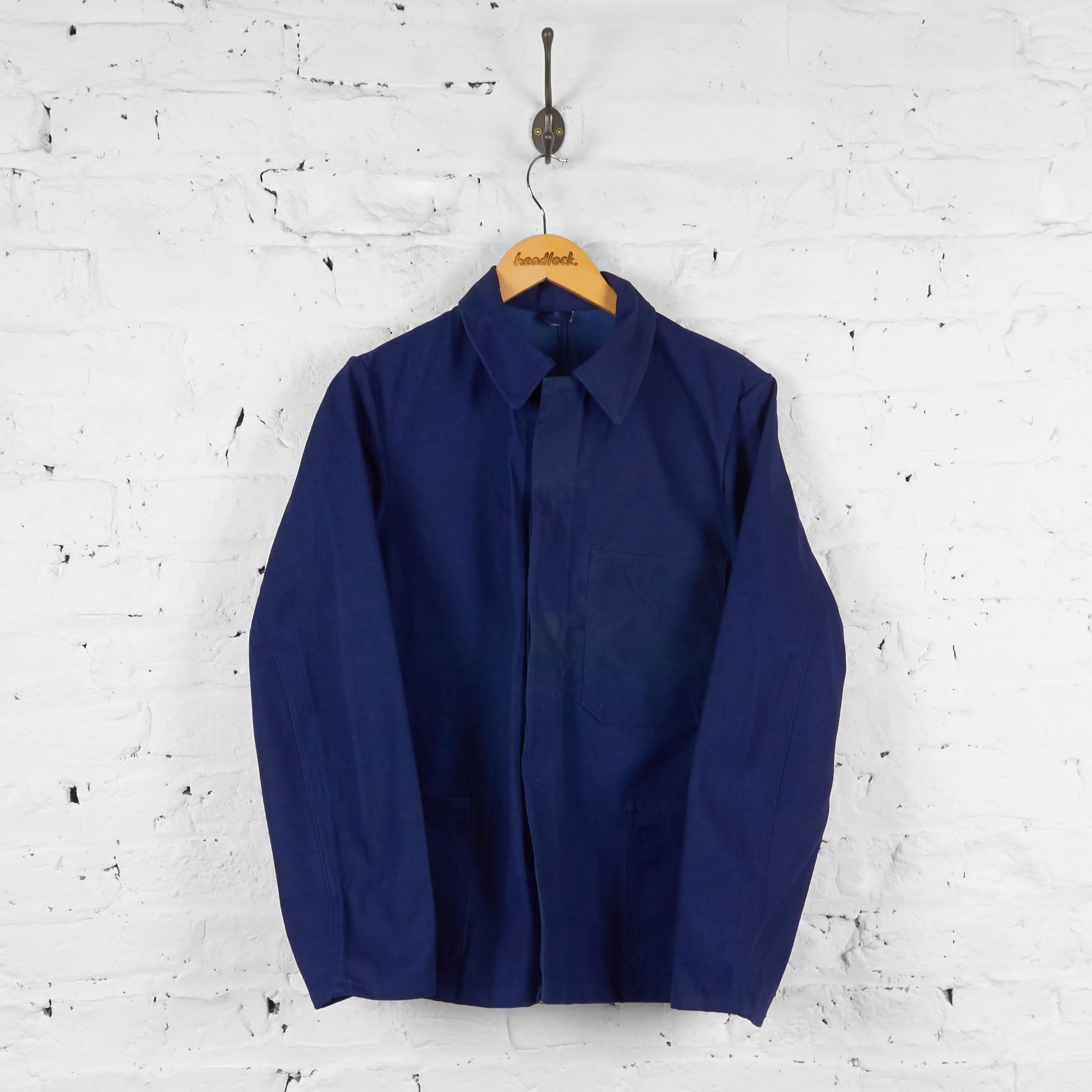 Vintage Chore Utility Jacket - Blue - L