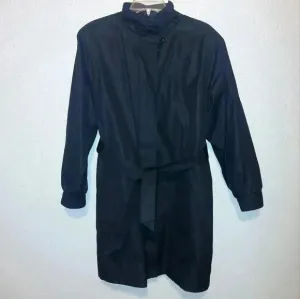 Vintage London Fog Turn Up Collar Trench Coat w/ wool lining Size 8 Regular