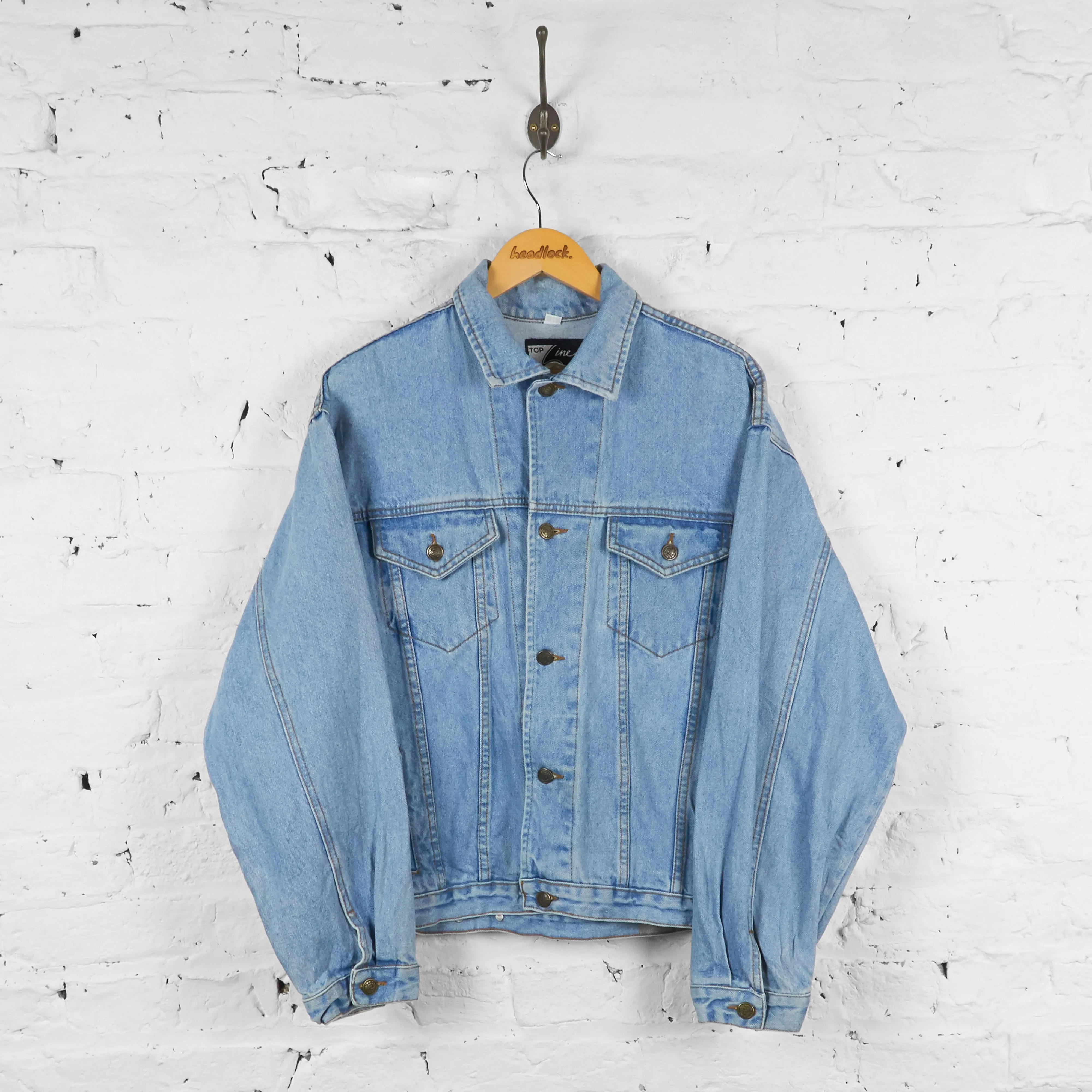 Vintage Looney Tunes NFL Denim Jacket - Blue - M