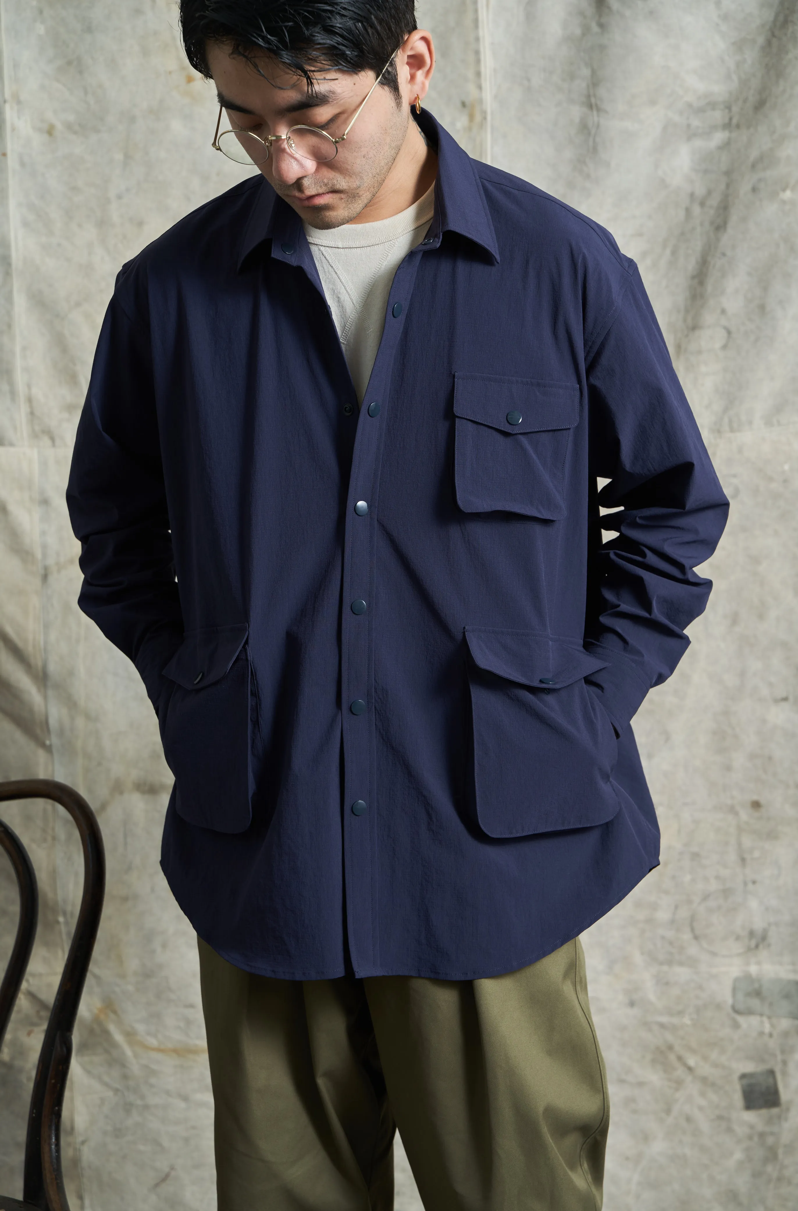 Vintage Utility Shirt Jacket