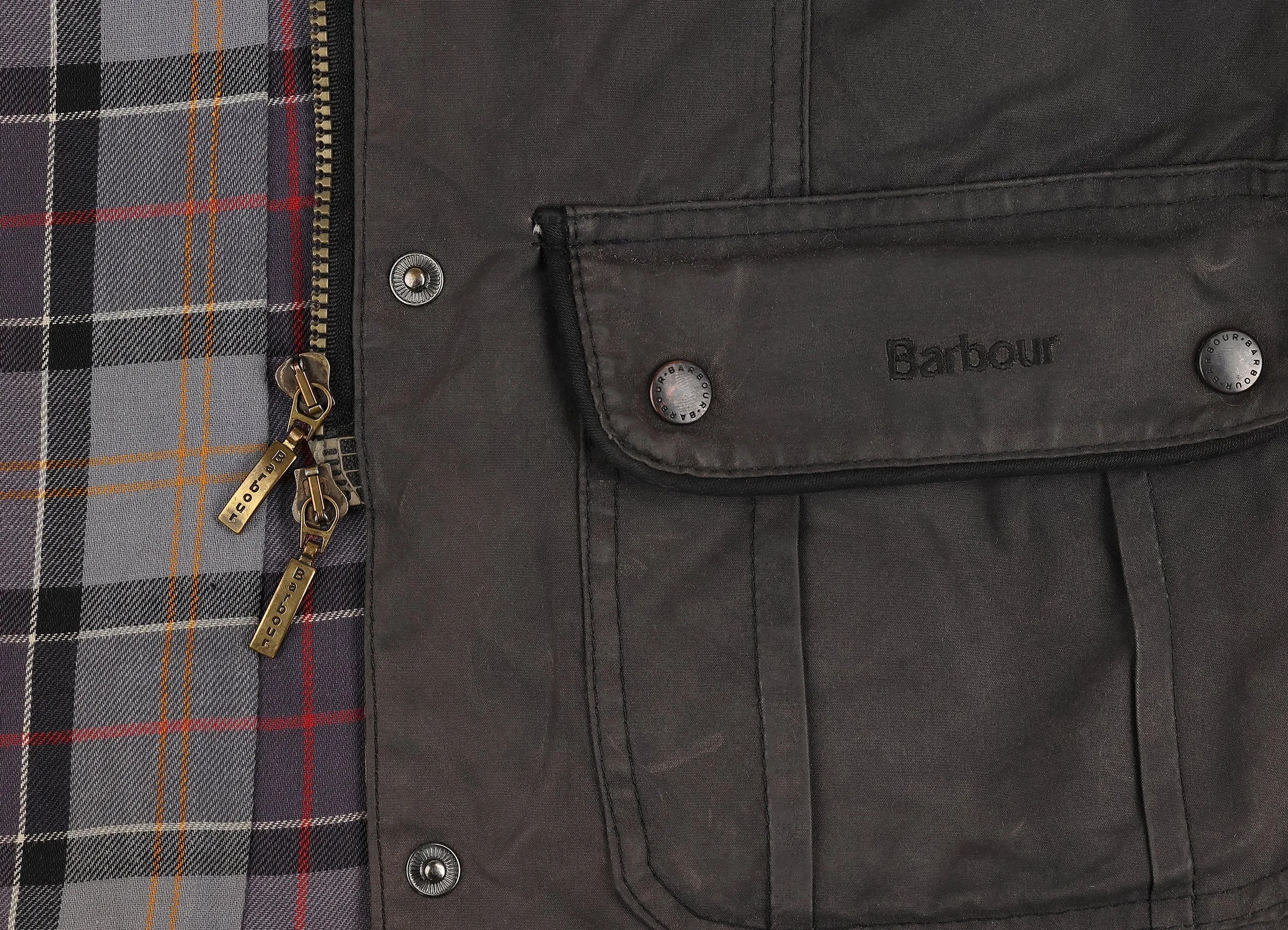 Women's Barbour Utility Wax Jacket - Blue - Women's M