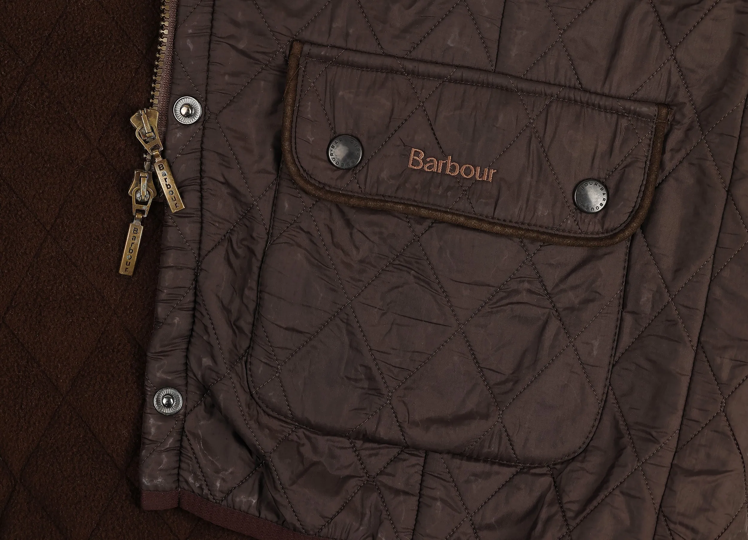 Women's Barbour Winter Utility Quilt Jacket - Brown - Women's L