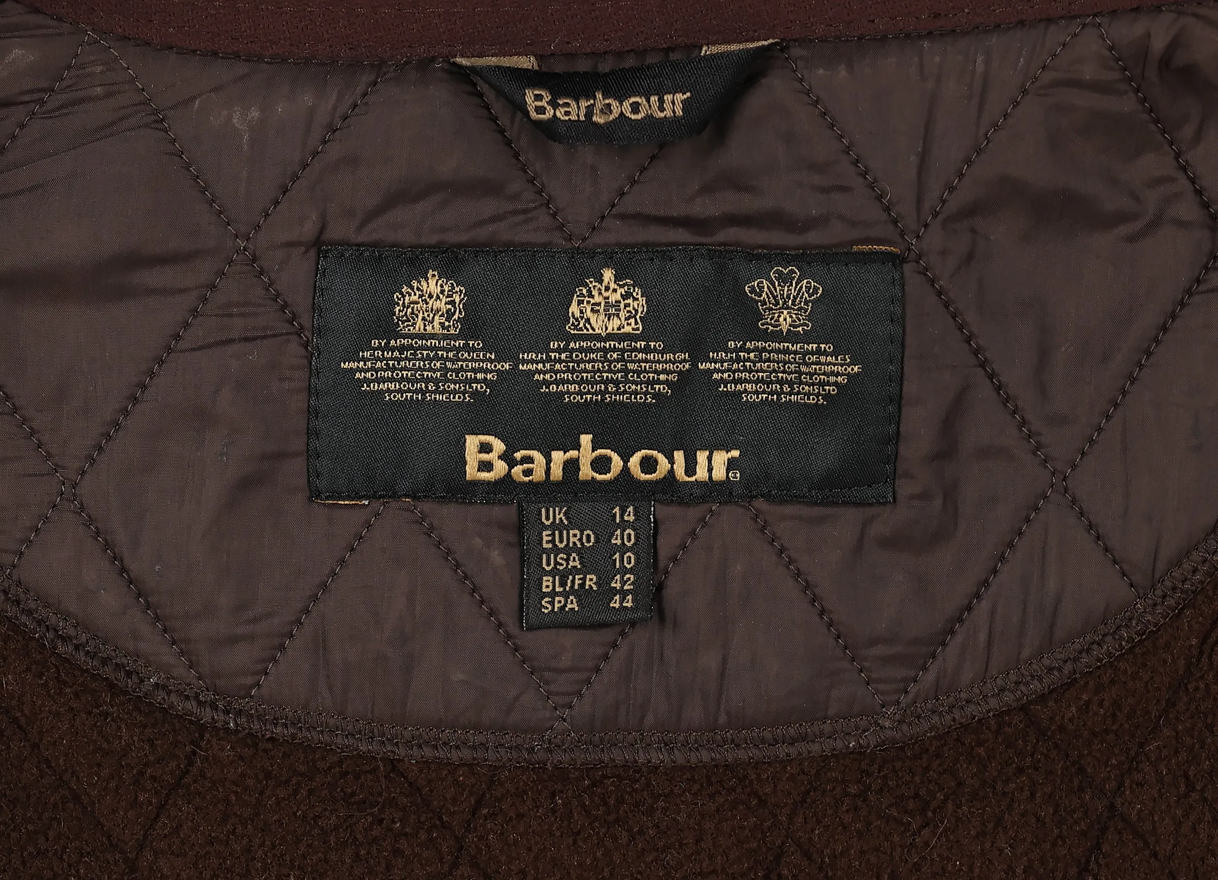 Women's Barbour Winter Utility Quilt Jacket - Brown - Women's L