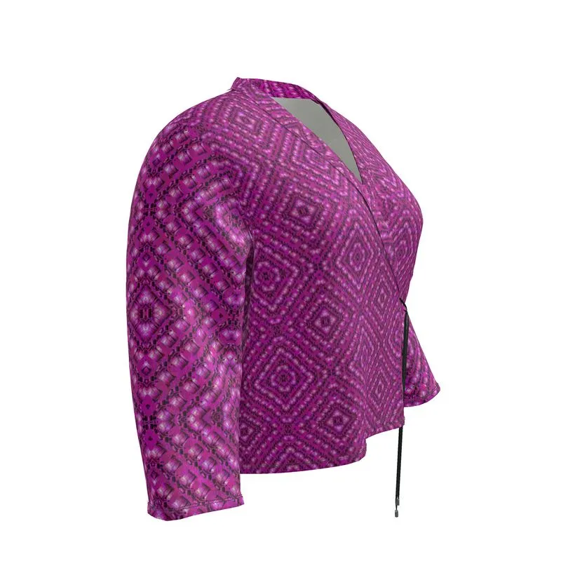 Wrap Blazer (Her/Muliebris)(Sugar Stick Twirl {Elder Gift} Cuffs & Pink Logo@Alchemic) RJSTHW2023 RJS