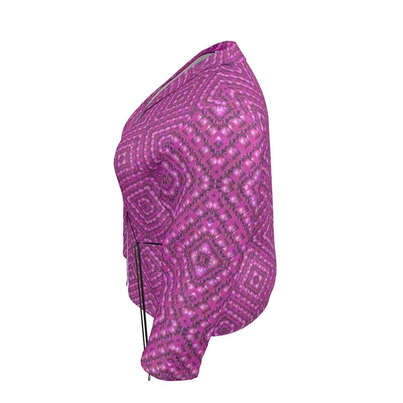 Wrap Blazer (Her/Muliebris)(Sugar Stick Twirl {Elder Gift} Cuffs & Pink Logo@Alchemic) RJSTHW2023 RJS