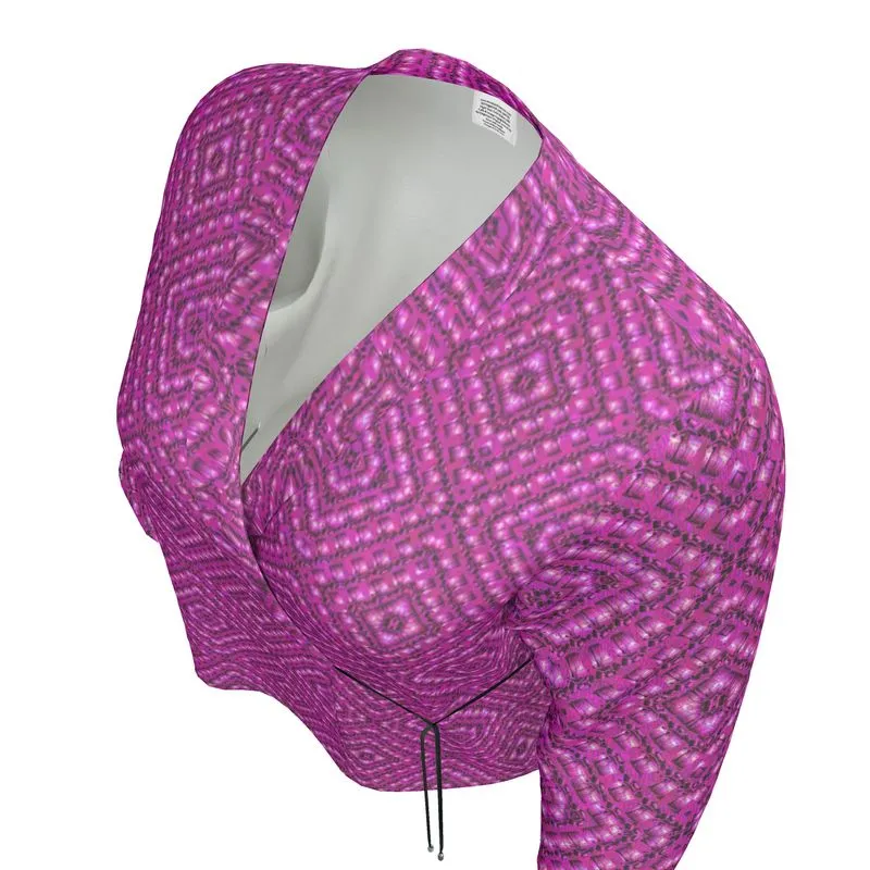 Wrap Blazer (Her/Muliebris)(Sugar Stick Twirl {Elder Gift} Cuffs & Pink Logo@Alchemic) RJSTHW2023 RJS