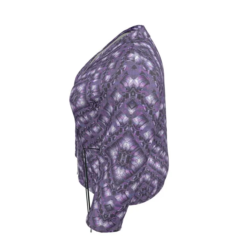 Wrap Blazer (Her/Muliebris)(Sugar Stick Twirl {Elder Gift} Cuffs & Purple Logo@Alchemic) RJSTHW2023 RJS