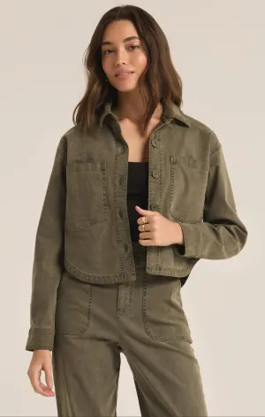 Z SUPPLY ALL DAY CROPPED JACKET