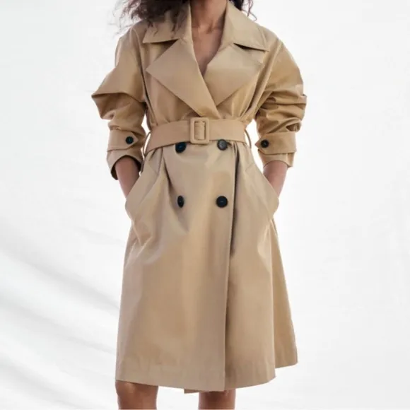 Zara Oversized Trench Coat Size S